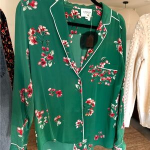 Sézane Elisa silk shirt size 40 (8 us)